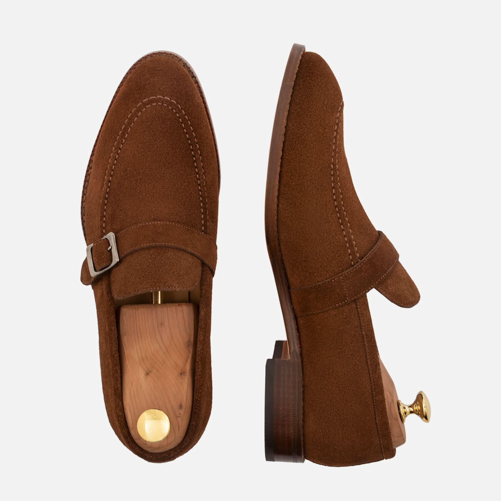 Archie Belted Loafer - Men’s Water-Repellent Suede - Image 10