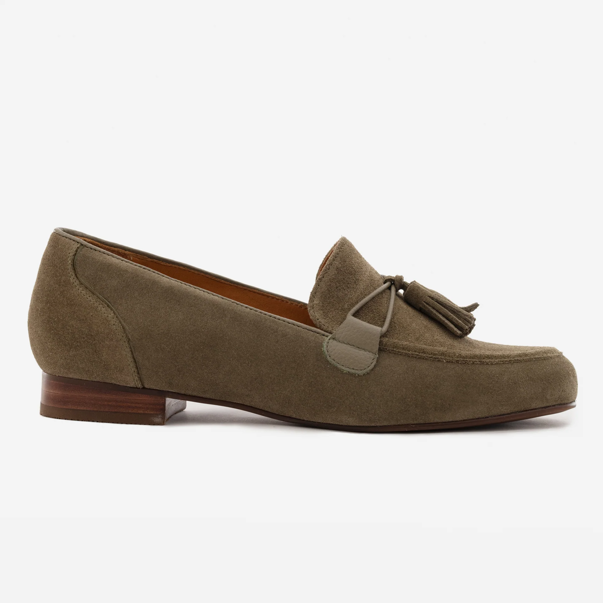 Julia Loafers - Water Repellent Suede & Full Grain Leather - Women's - Image 12