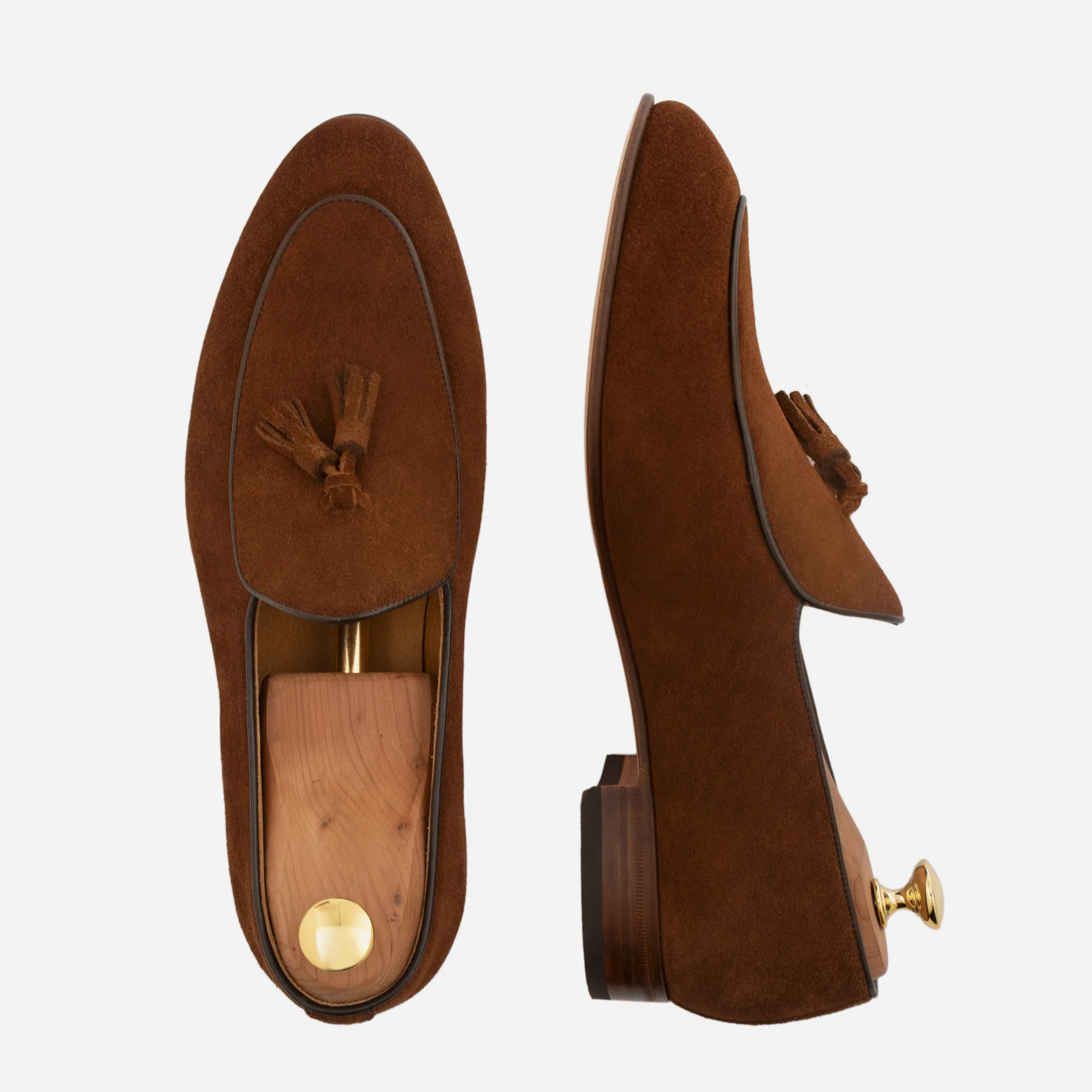 Perry Belgian Loafer - Men’s Water-Repellent Suede - Image 10