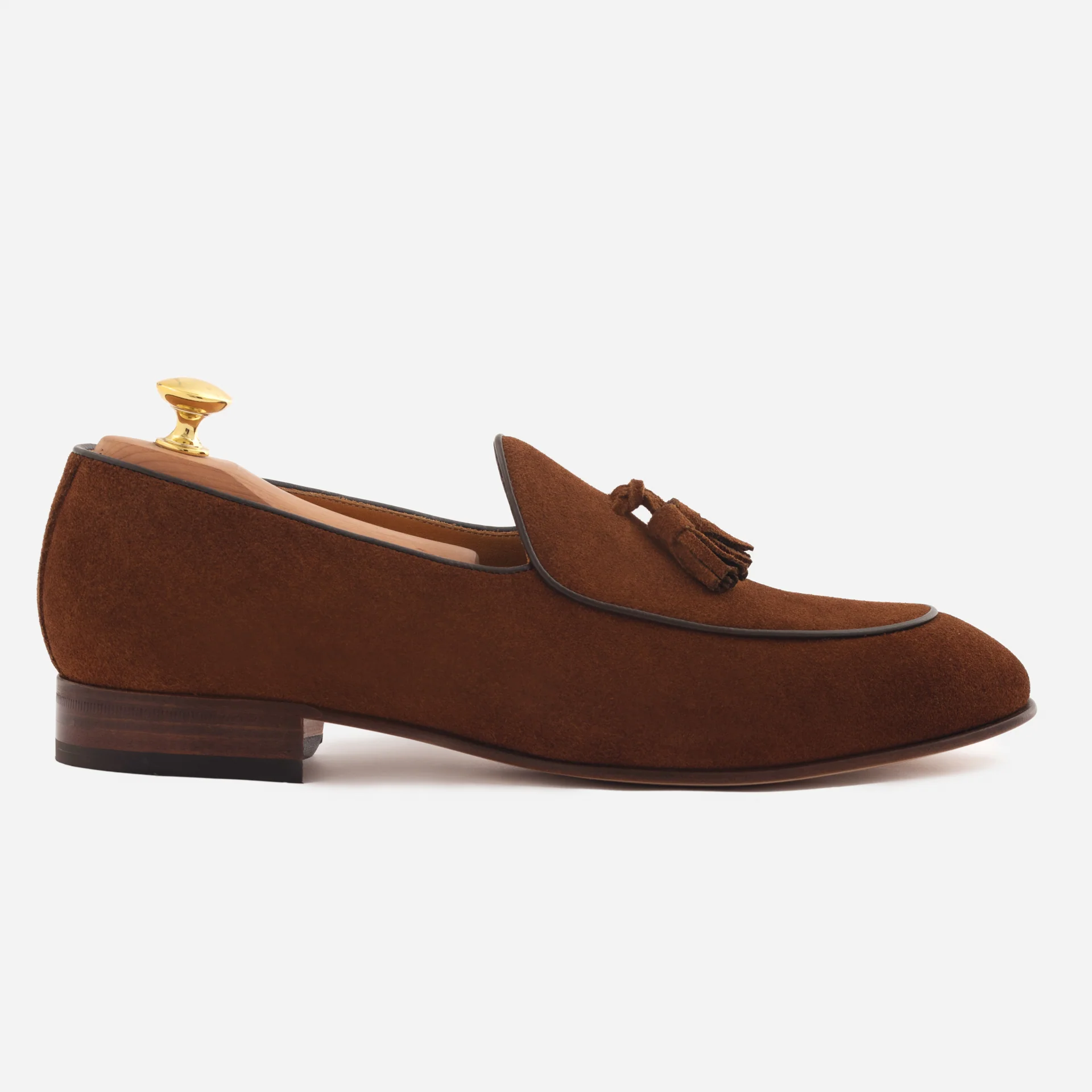 Perry Belgian Loafer - Men’s Water-Repellent Suede - Image 8