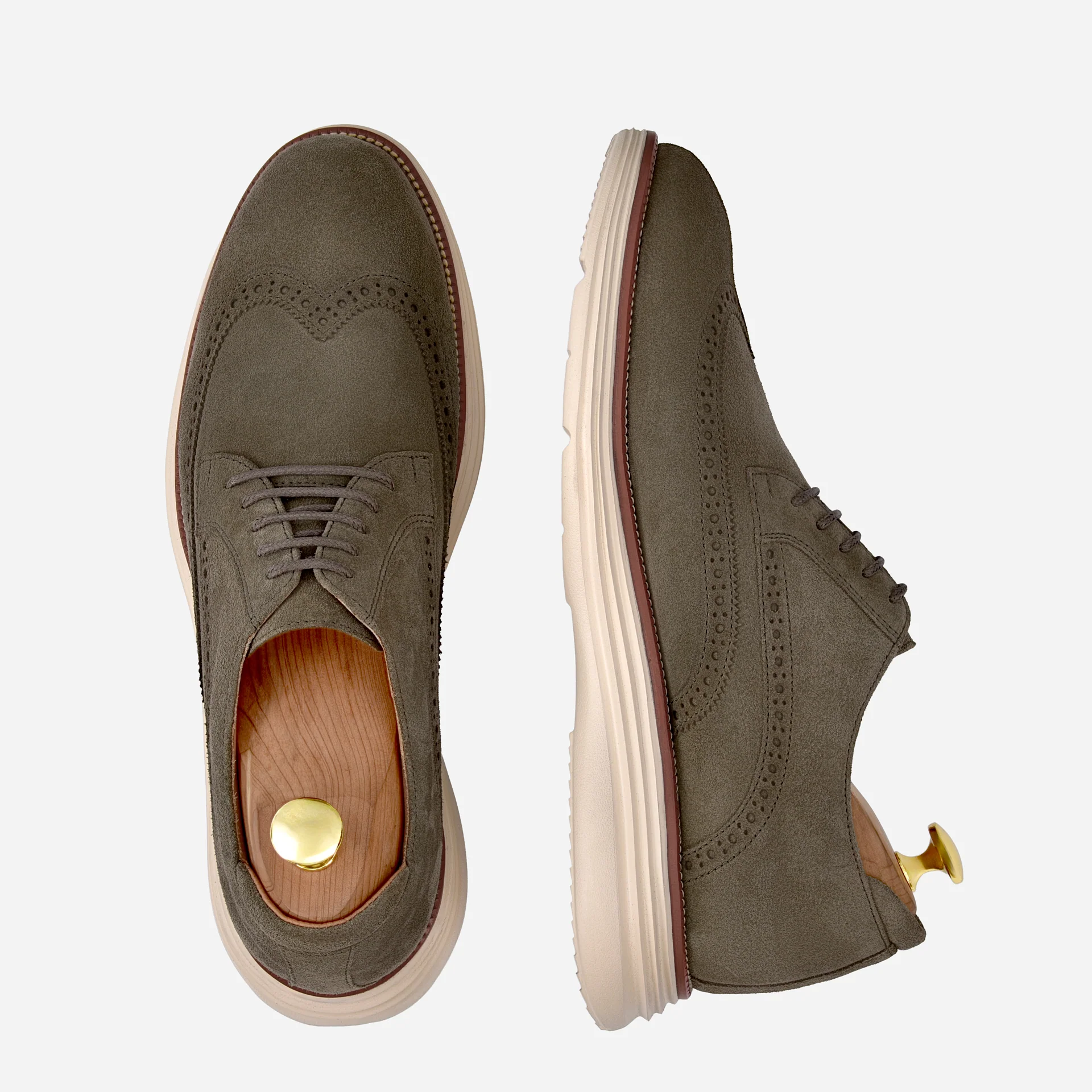 Redford Brogue Derbies - Suede - Men´s - Image 9